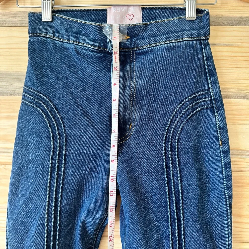 REVICE Blue Flare Jeans - Picture 9 of 13